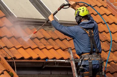 Démoussage et hydrofuge de toiture à Vendes